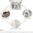 thumbnail image 4 of Black Mushroom Canvas Makeup Bags Cosmetic Bag Multipurpose Case Iron on Transfer Metal Zipper Sublimation Blanks Gothic Bag Purse Pouches Travel Toiletry Bag for DIY 10x7Inch DIYDIY, 4 of 9