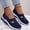 Blue, variant on Mom Shoes Summer Breathable Sandals Non- Soft Sole Elderly Shoes Women's Casual Shoes Middle-Aged and Elderly Walking Shoes