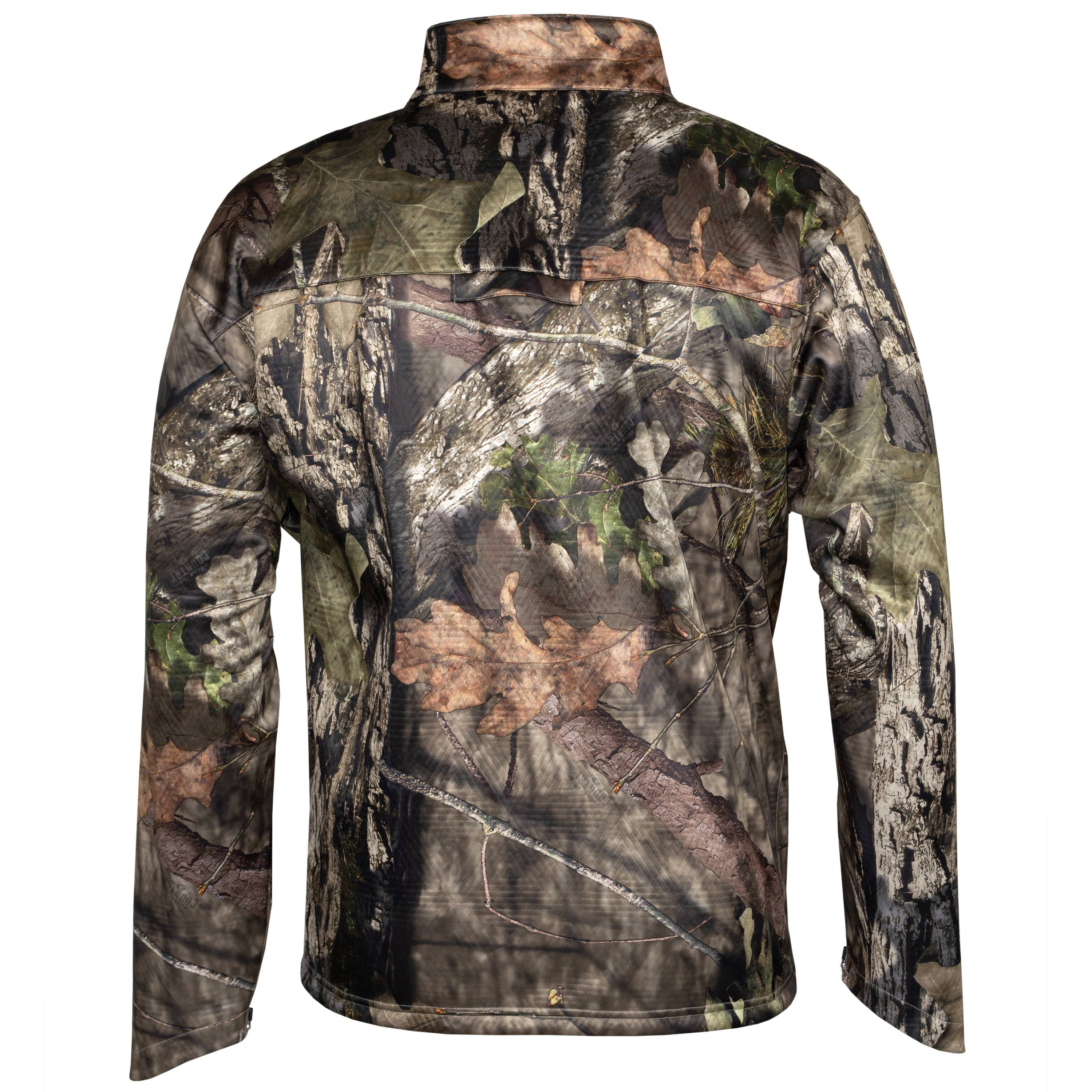 Mossy Oak Camo Techshell Hunting Jacket - Water Repellent