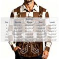 thumbnail image 3 of Yusimy Mens Oktoberfest Graphic Tee，Long Sleeve Funny Print Shirt，Festive Party Pullover for Holiday Celebrations，Fun Costume Top for Beer Festival, 3 of 5