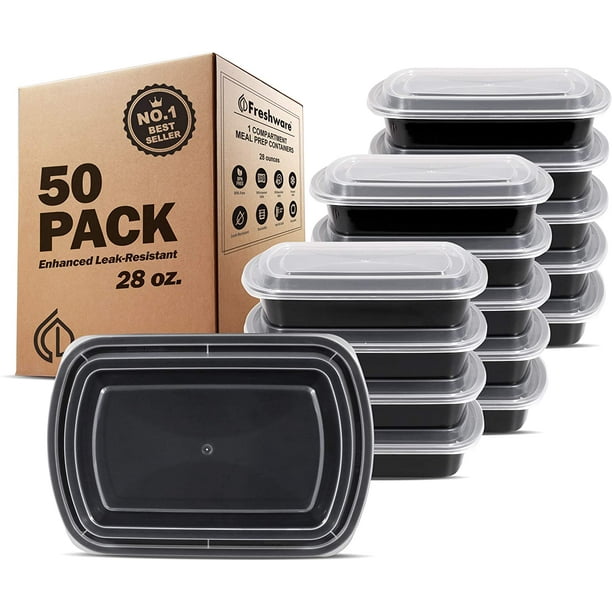 Pack de Boîtes de Conservation alimentaire compatibles Micro-ondes