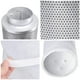 thumbnail image 4 of Filtro de carbón de aire de 4/6/8 pulgadas, 38 mm de espesor, carbón activado, brida reversible, acero inoxidable, cumple con los estándares de calida - 4 pulgadas SM SunniMix ventilador en línea, 4 of 6