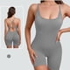 thumbnail image 2 of Ropa de Verano de Mujer Monos Sólidos Pantalones Cortos Deportivos Body Shaper Poliéster Longitud Regular Estilo Sexy, 2 of 5