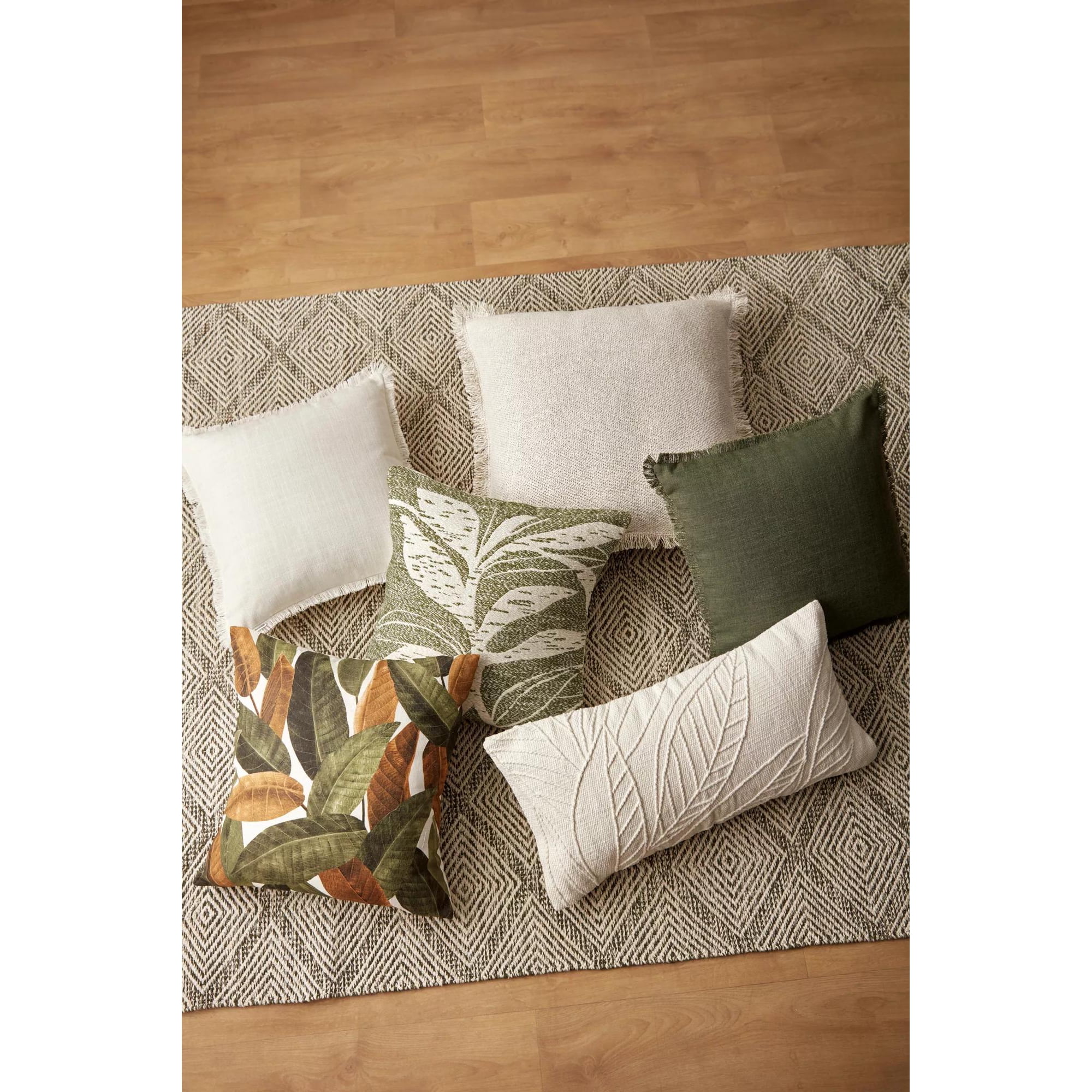 Bouclair Green Harlan Decorative Pillow 20 X 20 in 50.8 X 50.8 cm Walmart