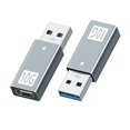 thumbnail image 2 of 10Gbps USB 3.0 macho a tipo C USB 3.1 adaptador hembra convertidor de cargador de datos Likrtyny Componentes de la computadora, 2 of 5
