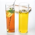 thumbnail image 2 of CIMAXIC Party 2Pcs Glass Cocktail Cup Beverage Drinking Glass Transparent Wine Glass Cold Coffee Cup Party Glass,7.87"X2.36"X2.36", 2 of 4