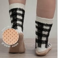 thumbnail image 2 of BambooMN Men's Knit Winter Gripper Slipper Socks - Gingham Plaid - L/XL - 1 Pair, 2 of 6