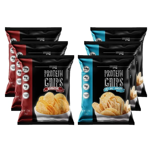 Assorted Protein Chips, KetoFriendly, 14g Protein, 3g4g Net Carbs