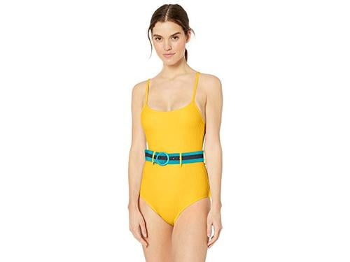 jessica simpson yellow swimsuit