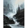 thumbnail image 1 of Qisvanset Norwegian Forest Cat Wall Art 12x16 Inch Bookstore Decor, 1 of 8