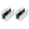 thumbnail image 4 of 3Pcs Shower Door Guides Door Bottom Guides Shower Door Track Guides Sliding Door Bottom Guides, 4 of 6