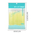 thumbnail image 3 of High-Quality Plastic Toothpicks Durable, Hygienic, and Convenient for Daily Oral Care 100 Pack, 3 of 3