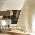thumbnail image 4 of DriftAway Natural Linen Curtains 84 Inches Long 3 Pound Thick Semi Sheer 2 Panels Farmhouse Real Flax 3 Inch Rod Pocket Back Tab Boho Rustic Light Filtering Window Drapes for Bedroom Privacy Assured, 4 of 8