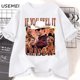 thumbnail image 4 of If You Feel It Chase It para hombre y mujer, Camiseta estampada de manga corta de algodón, ropa de calle de moda de los 90, 4 of 5