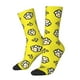 thumbnail image 1 of Fotbe White Popcorn Calcetas Largas con Estampado para Hombre y Mujer – Calcetas de Compresión Transpirables y Elásticas, Viajar y Uso Diario Talla 5-11, 1 of 6