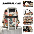 thumbnail image 3 of FORMRS Mini Backpack Purse for Women Travel Daypack Casual Shoulder Bag, Orange Japanese Flowers Pattern, 3 of 7