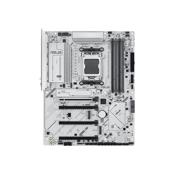 ASUS B650E MAX GAMING WIFI W - AMD B650 AM5, PCIe 5.0, ATX Motherboard, White PCB, DDR5, 3x M.2, Wi-Fi 6E, 2.5Gb LAN, USB 10Gbps Type-C, DisplayPort, HDMI, BIOS FlashBack, Aura Sync, Advanced AI PC