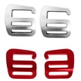 thumbnail image 1 of 4 Piezas 1 Gancho Resistente Hebilla de Correas para Exteriores Paquete de de Equipaje Bolsa Correa Cinturón 25 Mm Rojo + Plata Cola Hebilla de correa de gancho G de 1 pulgada, 1 of 8