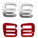 thumbnail image 1 of 4 Piezas 1 '' G Gancho Libre Correas Hebilla Mosquetones Hardware 25 Mm Rojo + Plata, 1 of 9