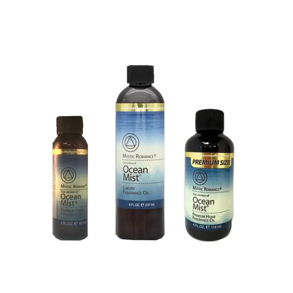 Mystic Romance Premium Home Fragrance Oil Scent OCEAN MIST SET 8FL  4FL 2FL.OZ 427 ML