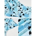 thumbnail image 4 of DAKIMOE 3 pack Nightgowns for Women Soft Cotton Short Sleeve Night Shirts Womens Print Sleep Shirts Loose Comfy Pajamas Sleepwear, 4 of 6