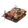 thumbnail image 2 of Pillow Perfect Coussins d'Assise d'Angle Ronds Outdoor/Indoor Annie Chocolat/westport, Réversible, 2 Pièces, 2 of 4