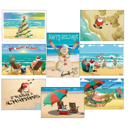 Beach Christmas Cards >> Beach Christmas Card Variety Pack 24 Cards 25 Envelopes Walmart Com Beach Christmas Cards >> Beach Christmas Card Variety Pack 24 Cards 25 Envelopes Walmart Com