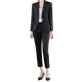 thumbnail image 6 of AZoiNM Women's 2-Piece Slim Fit Suit Set, Classic Lapel Blazer and Straight Pants, Business Casual Office Work Outfits for Spring Summer Fall, 6 of 13