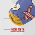 thumbnail image 4 of Sillies Socks Bacon And Eggs Socks - Novelty Unisex Sock Set, Fun Unique Designs, 4 of 6