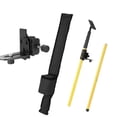 thumbnail image 2 of 13 Ft./4m Telescoping Pole with 1/4-Inch by 20-Inch Laser Mount, Adjustable Laser Level Mounting Pole for Rotary and Line Lasers（YELLOW), 2 of 6