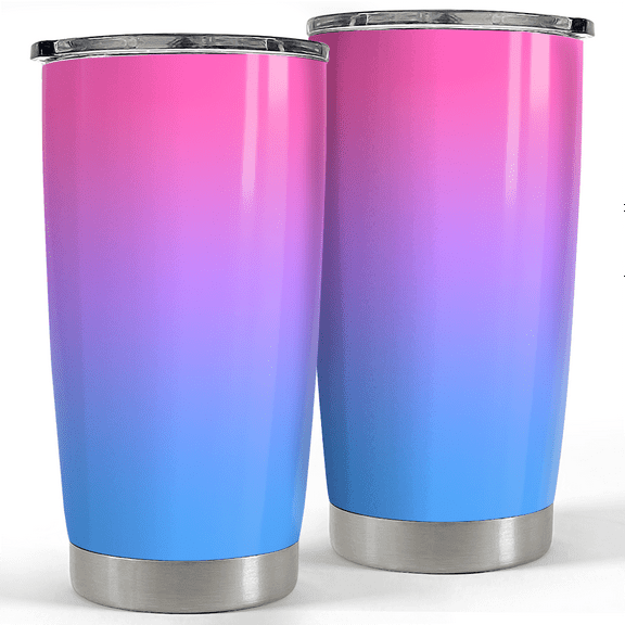 SANDJEST 20oz Tumbler Double Wall Vacuum Insulated Coffee Travel Mug Stainless Steel Cup with Lid Gifts for Women Girls Birthday Christmas Presents