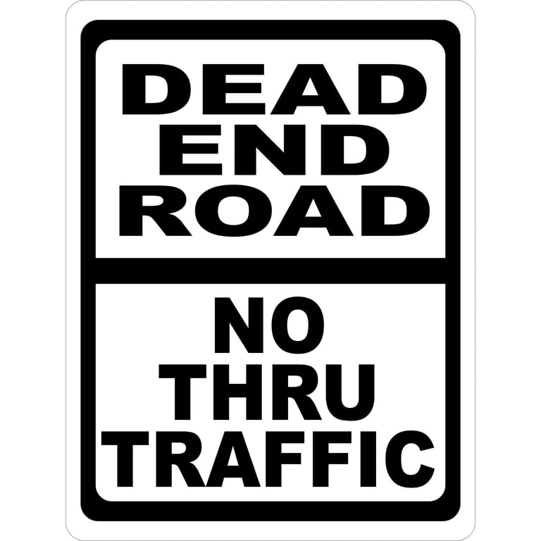 Decatur St Dead End Sign Dead End Road Sign