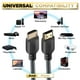 thumbnail image 5 of Cable HDMI PowerBear 4K de 75 pies de alta velocidad con conectores dorados, 5 of 7