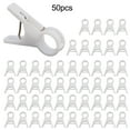 thumbnail image 1 of 50 Pcs Clips de Fixation Réutilisables pour Support de Plantes Grimpantes de Jardin Extérieur pour Tomate Vigne 18mm Blanc, 1 of 9