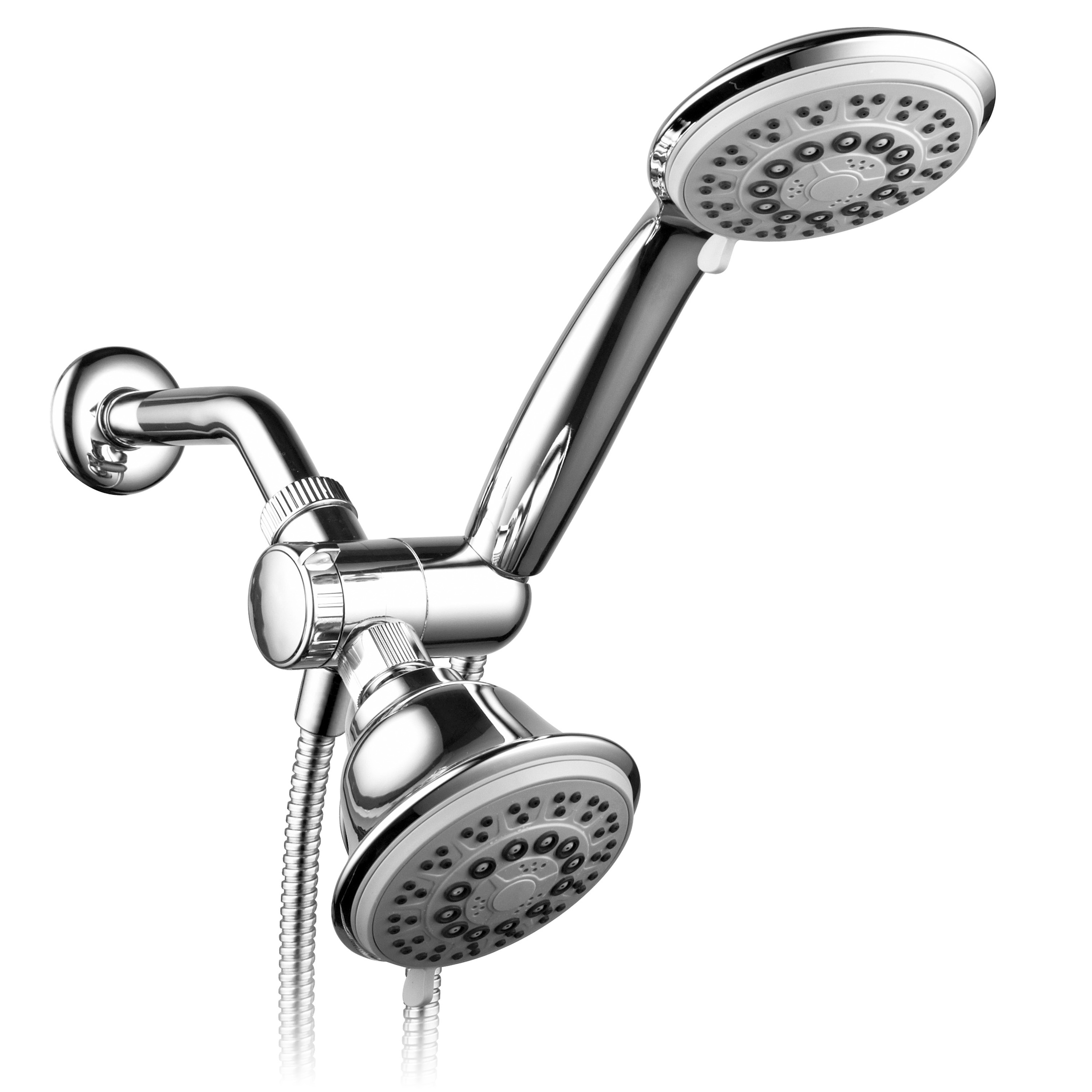 PowerSpa High Pressure 48 Setting Luxury 2in1 Showerhead Combo with