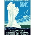 thumbnail image 2 of Art.com Yellowstone National Park Vintage Travel Poster Stretched Canvas Print Wall Art, 18" x 24", 2 of 4