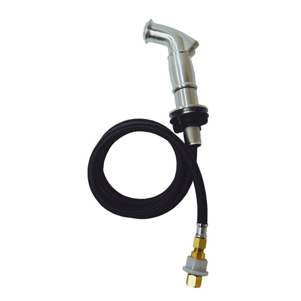Cabezal rociador lateral y manguera Danco para fregadero de cocina, cromados