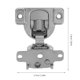 thumbnail image 2 of KAKOWELY Bisagras De Gabinete Con Suave Y Ajuste Tridimensional Para Puertas Interiores Ocultas, 2 of 6