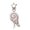 door buckle-Pink, variant on Vintage Japanese Alloy Keychain Phone Lanayrd With Rhinestones Decoration For Bags And Backpacks