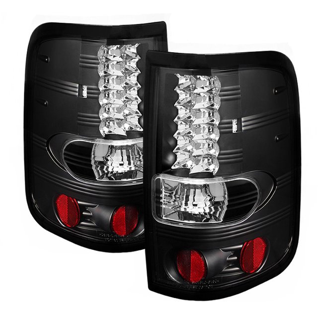 Spyder Automotive 5003249 Tail Light Assembly - LED Tail Light Assembly- LED Clear Lens; Black Housing; LED Bulb/ Uses OE Reverse Bulb