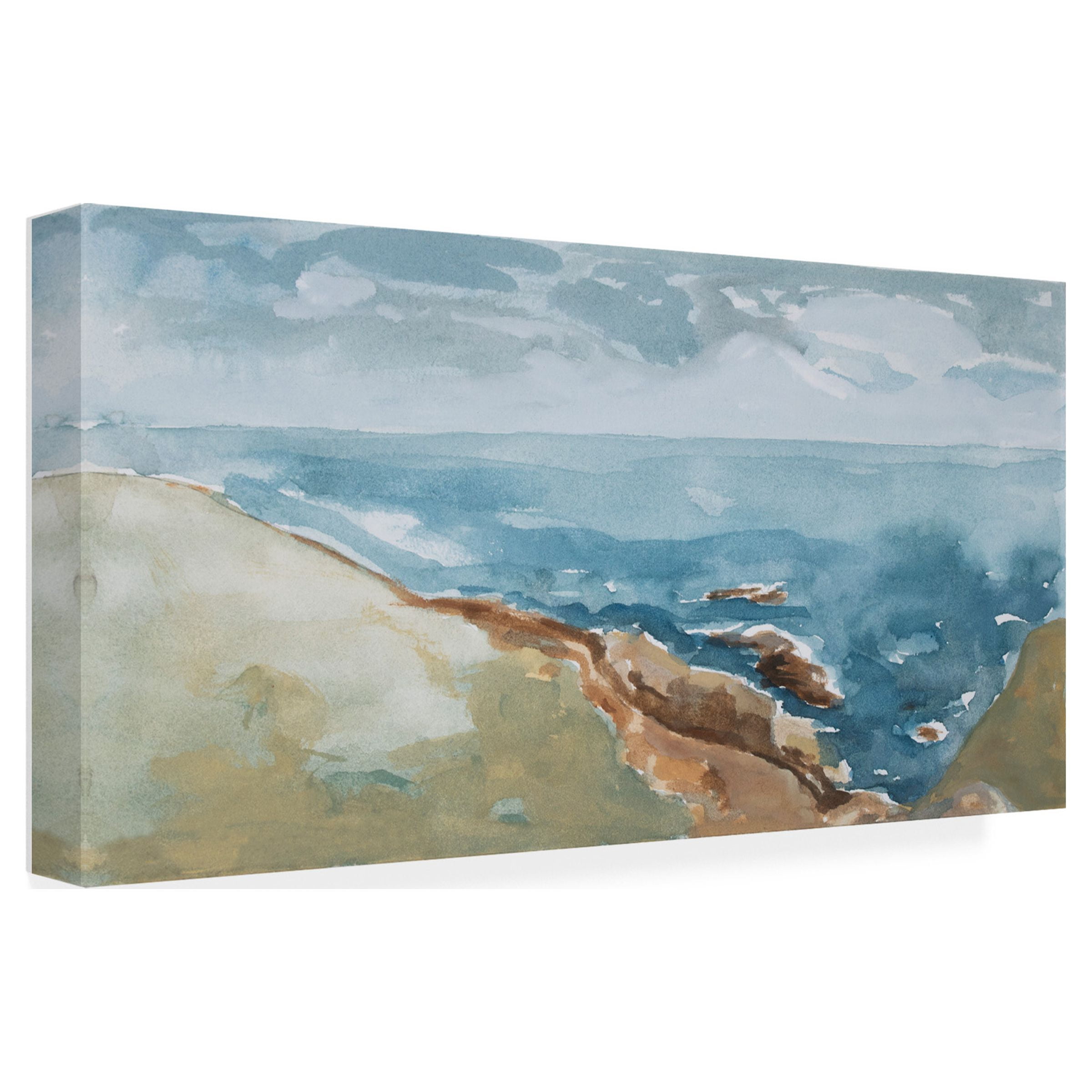 Rob Delamater 'Cliffs of Sonoma' Canvas Art