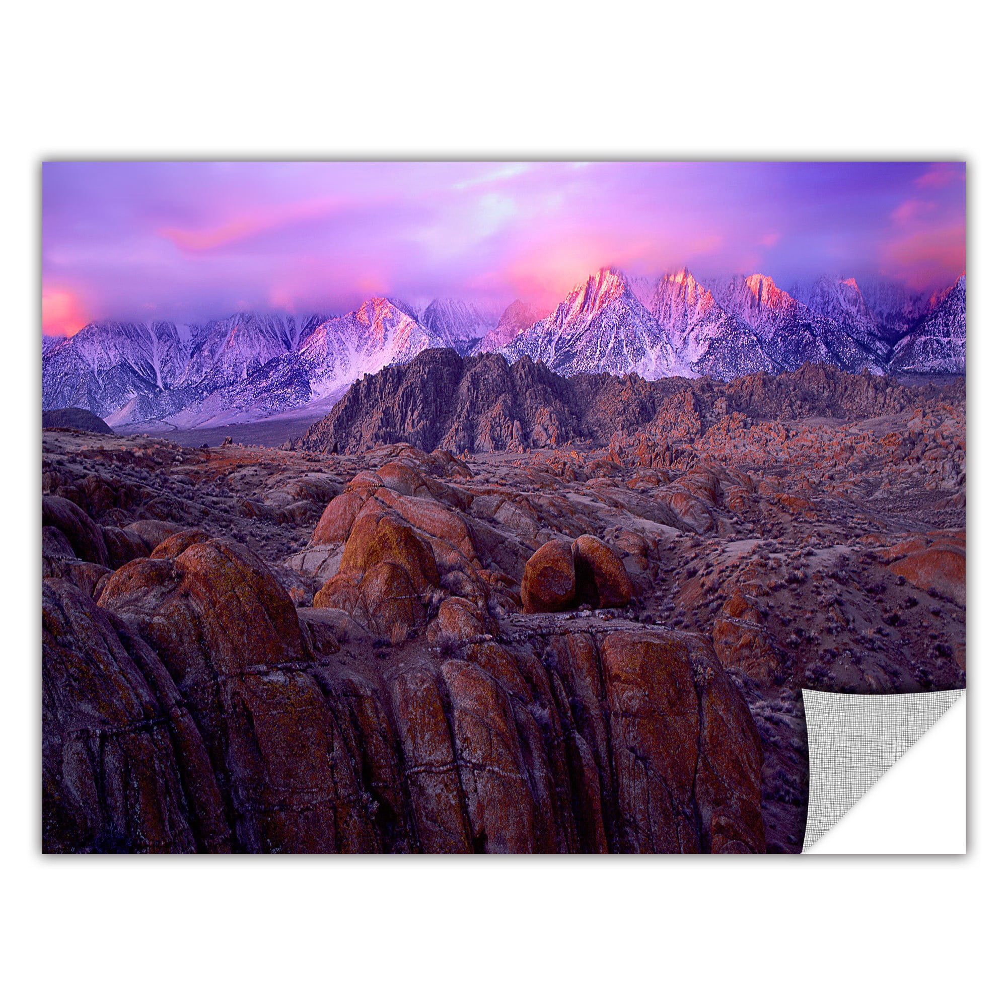 Dean Uhlinger Eastern Sierra Sunrise, Art Appeelz Removable Wall Art Graphic