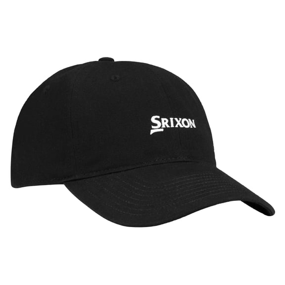 Srixon SRX Dad Hat (Black/White, Adjustable) Golf Cap NEW