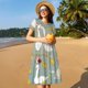 thumbnail image 4 of Disketp Cute Farm Birds para Vestido de Manga Corta para Mujeres, Vestidos de Verano para Mujeres, Casual y Holgado para la Playa, 4 of 6
