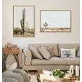 thumbnail image 6 of Kate and Laurel Sylvie Lone Joshua Tree Framed Canvas Wall Art by Amy Peterson Art Studio, 23x33 Natural, Nature Landscape Wall Décor, 6 of 6