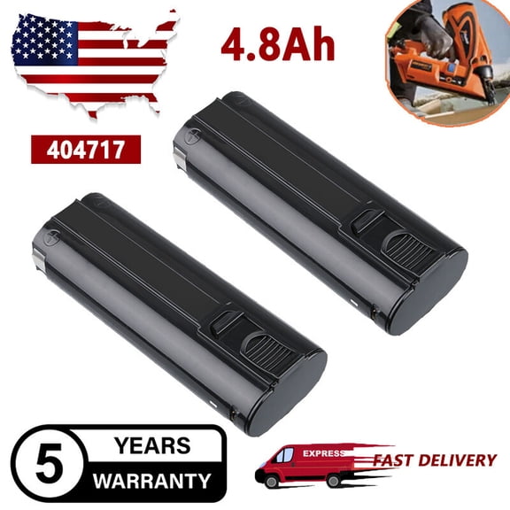 2X 4.8Ah For Paslode 404717 6V NiMH Nailer 900420 900600 IM250 IM250A Cordless Battery