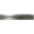 thumbnail image 3 of ELEVATOR MACHINE ROOM SIGN (BRUSHED ALUMINUM), 3 of 3