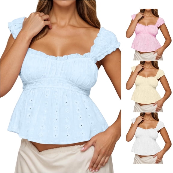 Yuhangmm Tank Tops for Women,Camisole For Women Built In Bra Tank Tops Plus Size Flowy Adjustable Spaghetti Strap Tanks Pleated Loose Vest Push up Top Red XXXXL