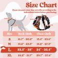 thumbnail image 2 of rabbitgoo Dog Harness Small Sized, No Pull Pet Harness with 3 Buckles, Adjustable Soft Padded Dog Vest with Instant Control Handle, Easy Walking Reflective Pet Vest for Small Dogs, Orange, Large, 2 of 9
