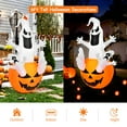 thumbnail image 7 of Topbuy 6ft Halloween Inflatables Ghost Pumpkin-Halloween Blow Up Yard Decorations w/Build-in LED Light, 7 of 7